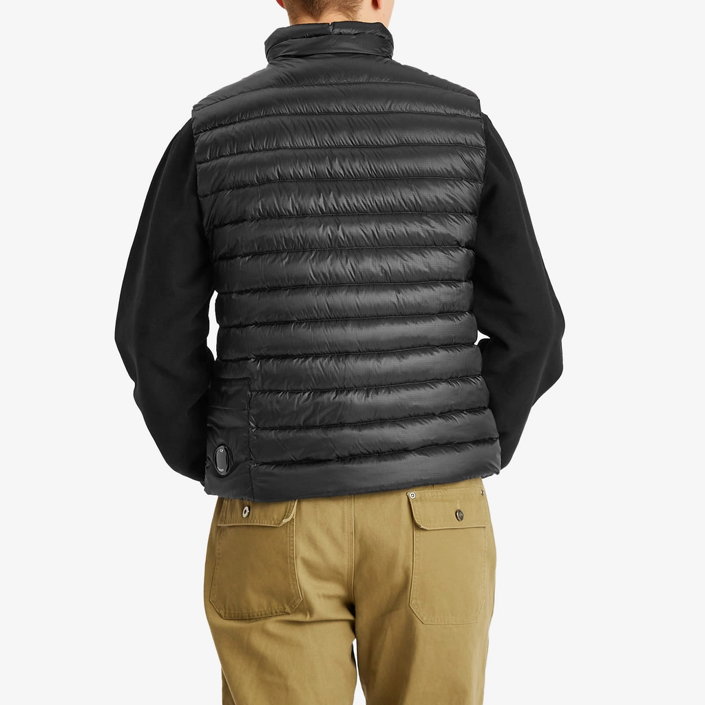 CP Company Men's D.D. Shell Lens Down Vest Black